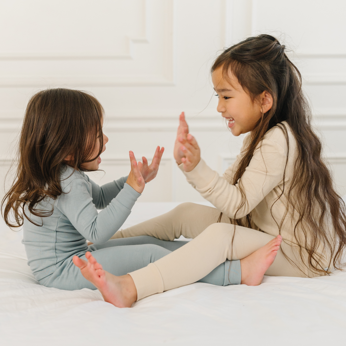 Image of Toddler/Kids Bamboo Pajamas - Slate